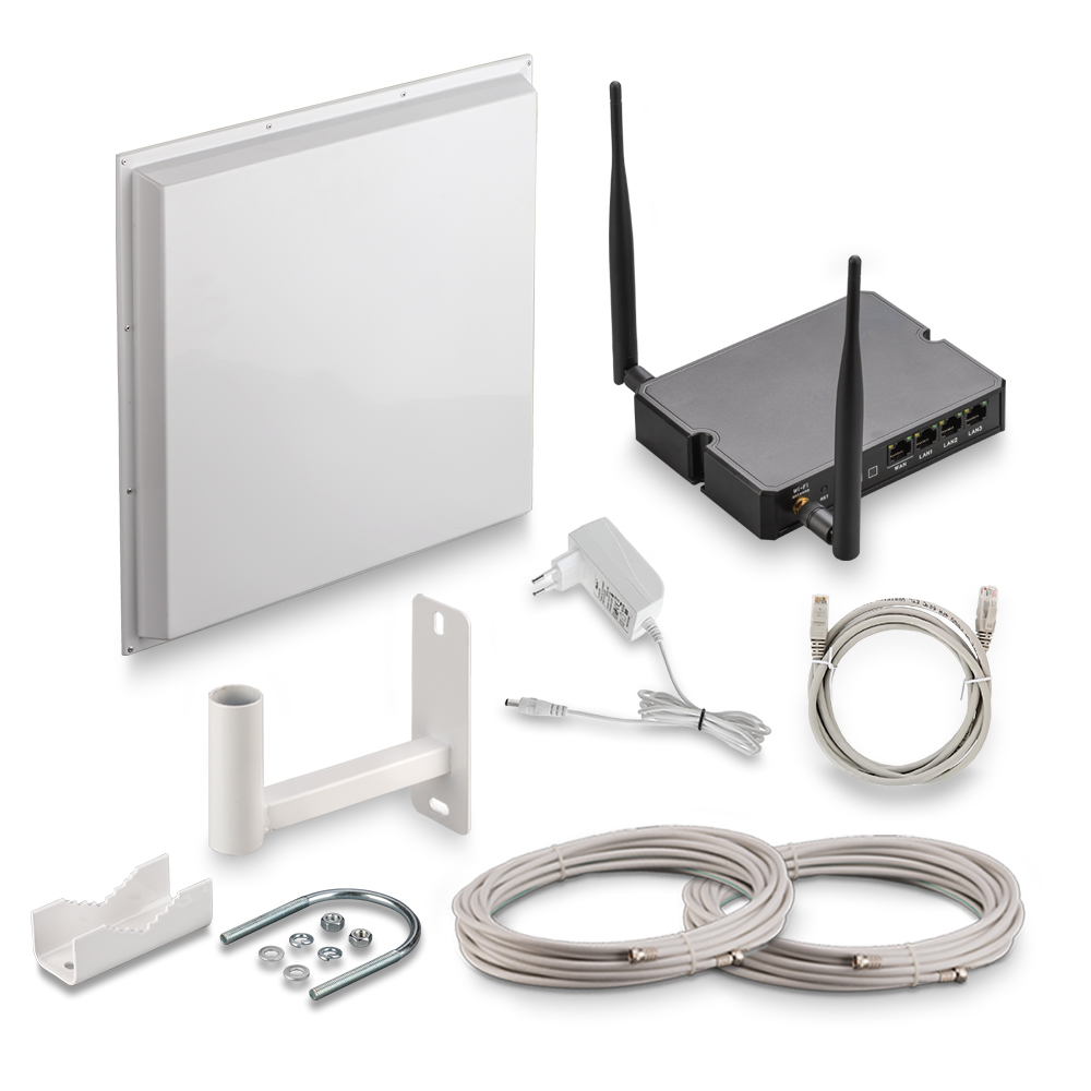 Kroks KSS20-3G/4G-MR cat6 - комплект для 4G интернета