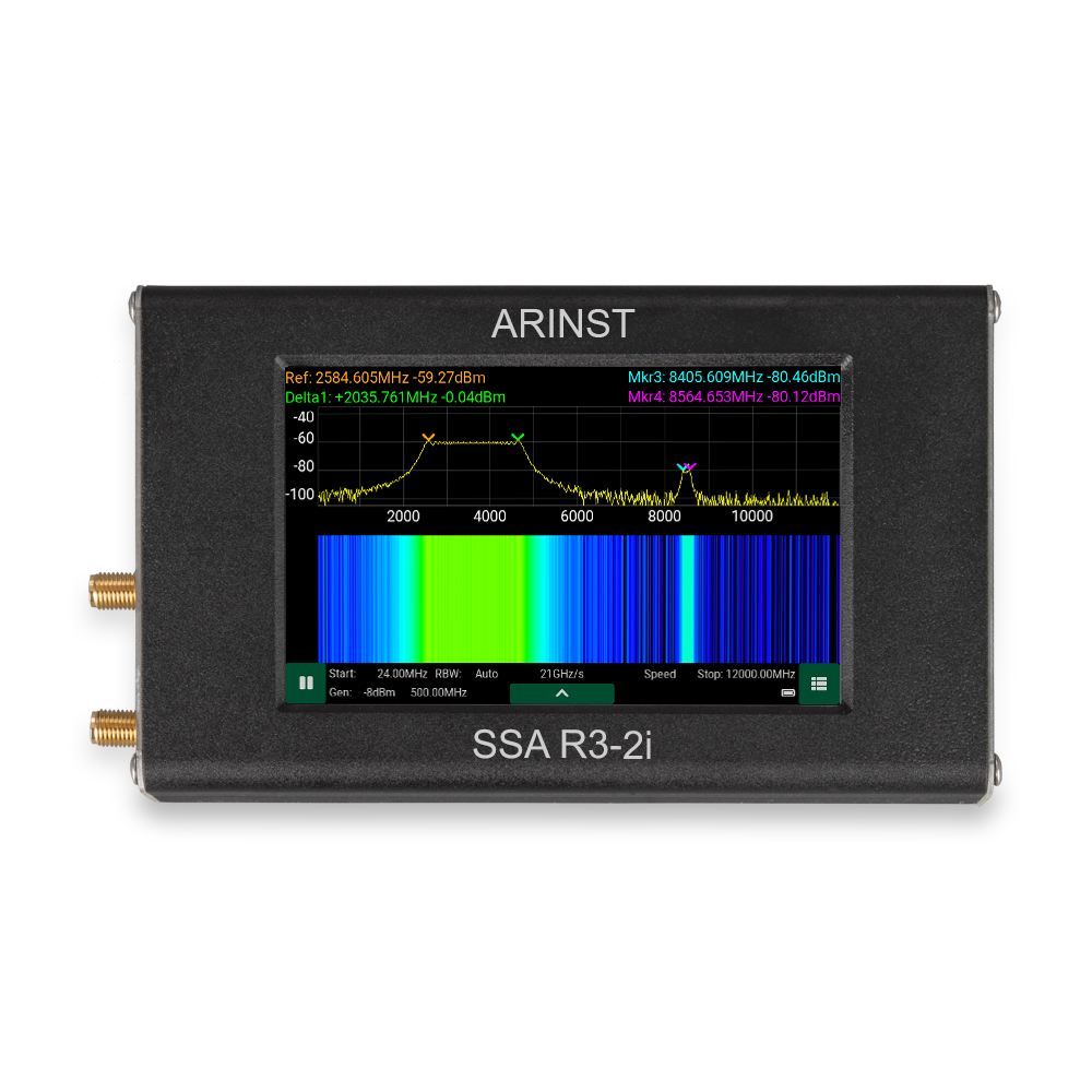 Arinst SSA R3-2i двух портовый анализатор спектра, 24МГц - 6ГГц