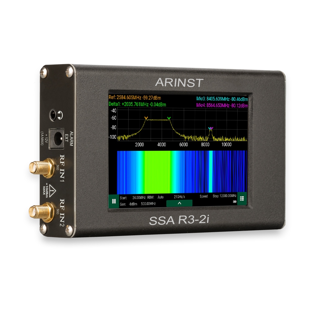Arinst SSA R3-2i двух портовый анализатор спектра, 24МГц - 6ГГц