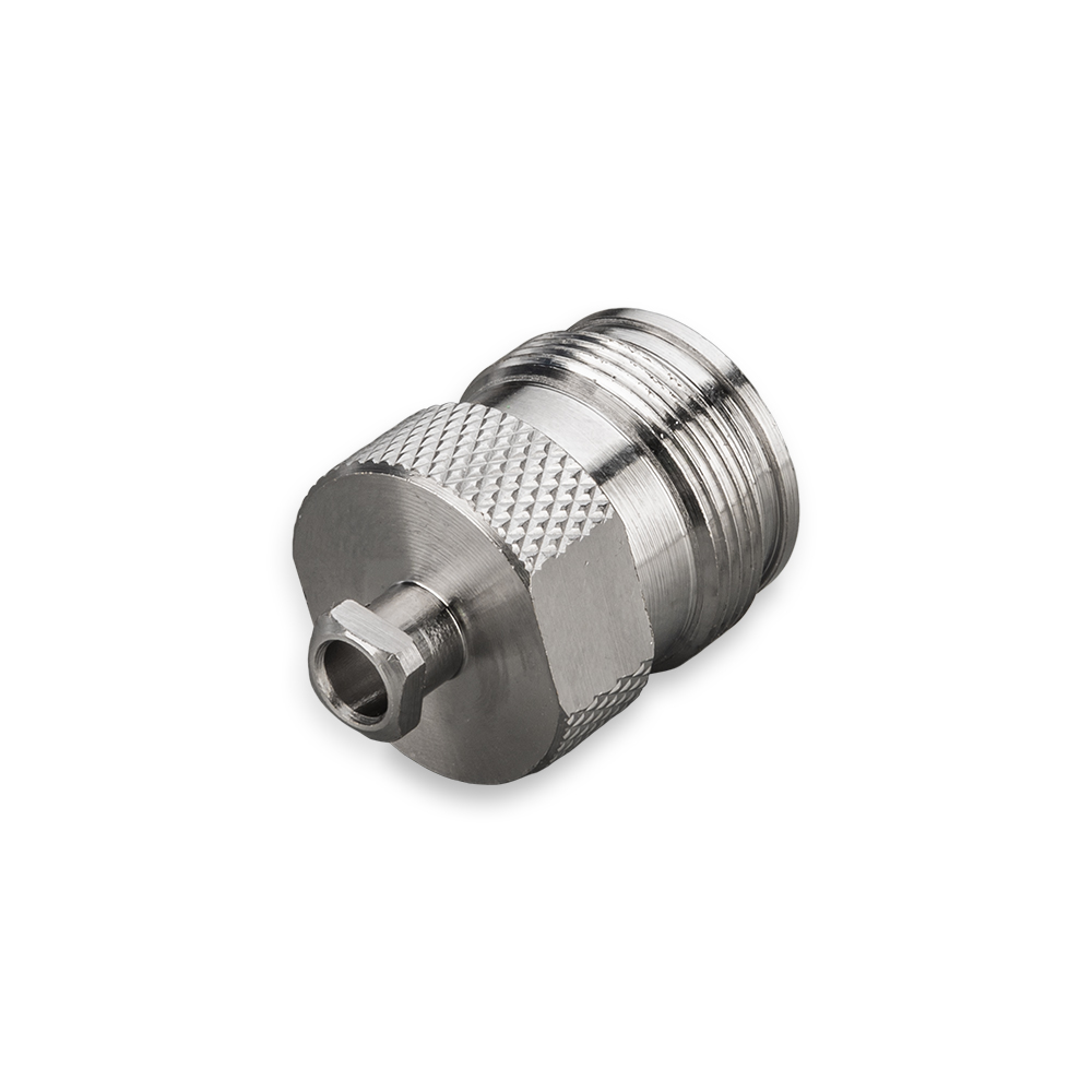 Разъем 4.3-10(female) под пайку на кабель RG-402