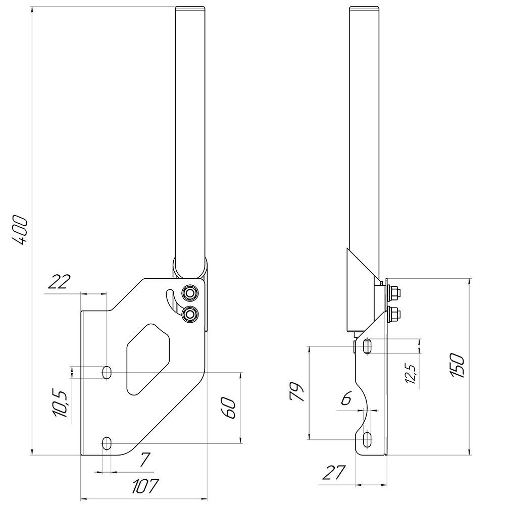 WiFi антенна 2,4ГГц KC6-2400T